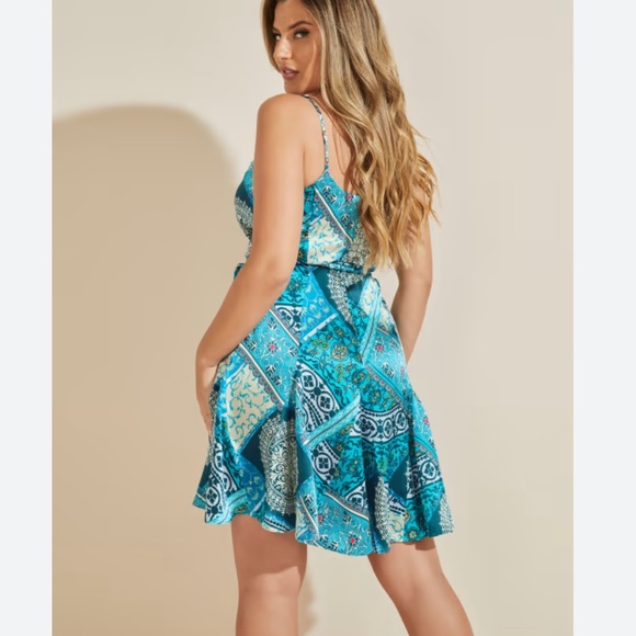 Marciano Mikonos Silk Dress - Picture 2 of 2